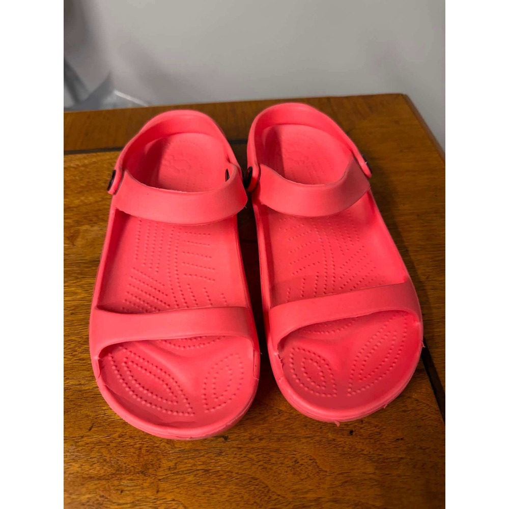 Dawgs Womens 8 Coral Pink Z-Sandals Lightweight Comfortable EVA Slip On Sandals